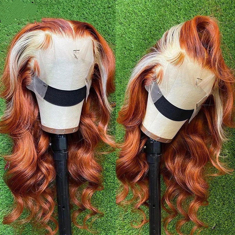 Hand-Woven Real Hair Medium Long Wig