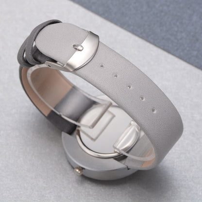Casual Quartz Watch - PU Strap