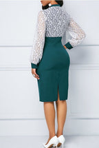 Milk Silk Lace Office Dress The Max Mall