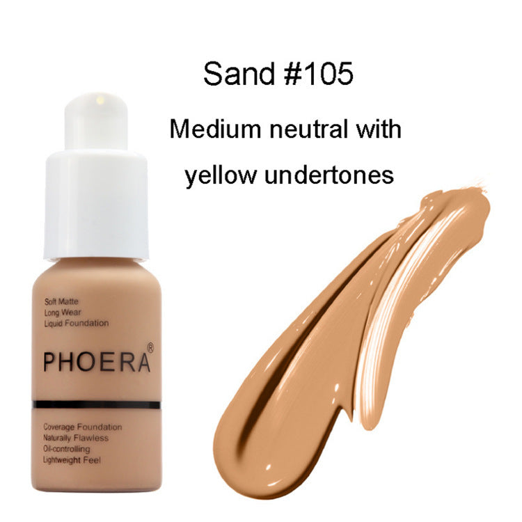 Explosive Press Type Oil Control Natural Color Matte Concealer Foundation Cream The Max Mall