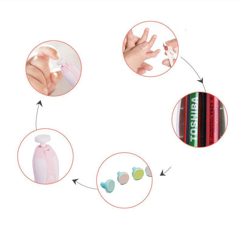 Anti-scratch Multifunctional Baby Electric Nail Polisher The Max Mall