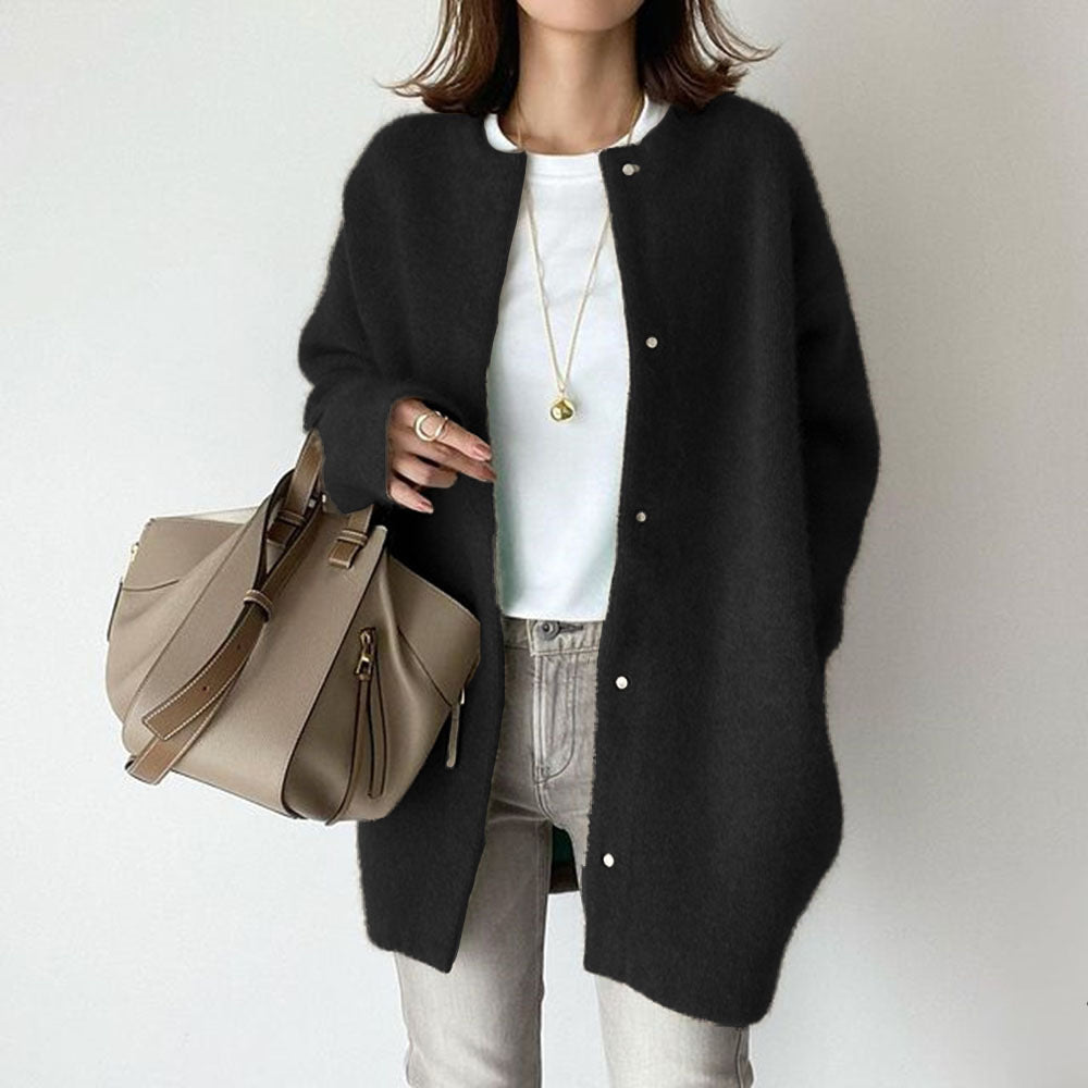 Slim Fit Polyester Cardigan