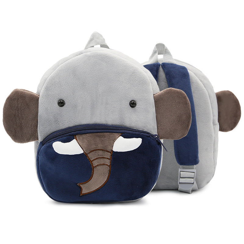 Cute Plush Backpacks Kindergarten Cartoon School Bags Children Animal Toys Bag The Max Mall