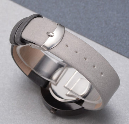 Casual Quartz Watch - PU Strap