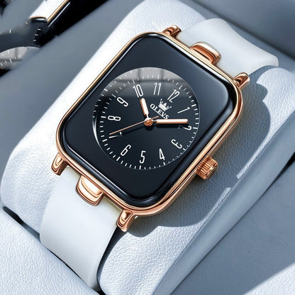 Rectangle Stainless Steel Watch