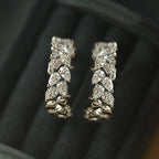 Elegant Copper Zircon Earrings - Wheat Leaf Design The Max Mall
