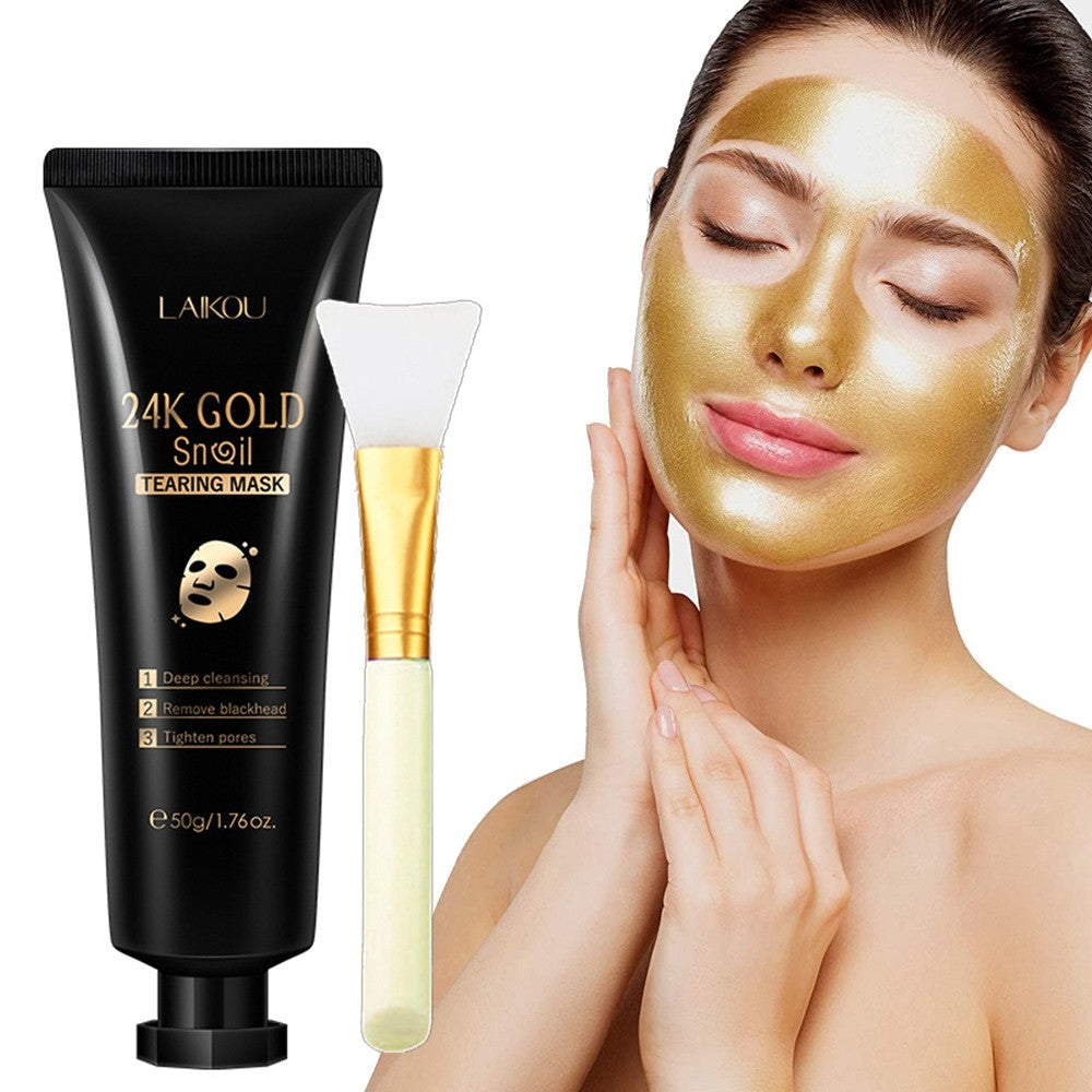 Gold Foil Snail Tear-Off Mask Hydrating The Max Mall