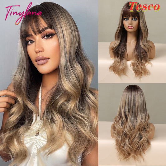 Long Black Wavy Wig