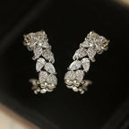 Elegant Copper Zircon Earrings - Wheat Leaf Design The Max Mall