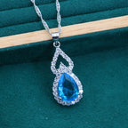 Copper Zircon Jewelry Set - 3 Pieces The Max Mall