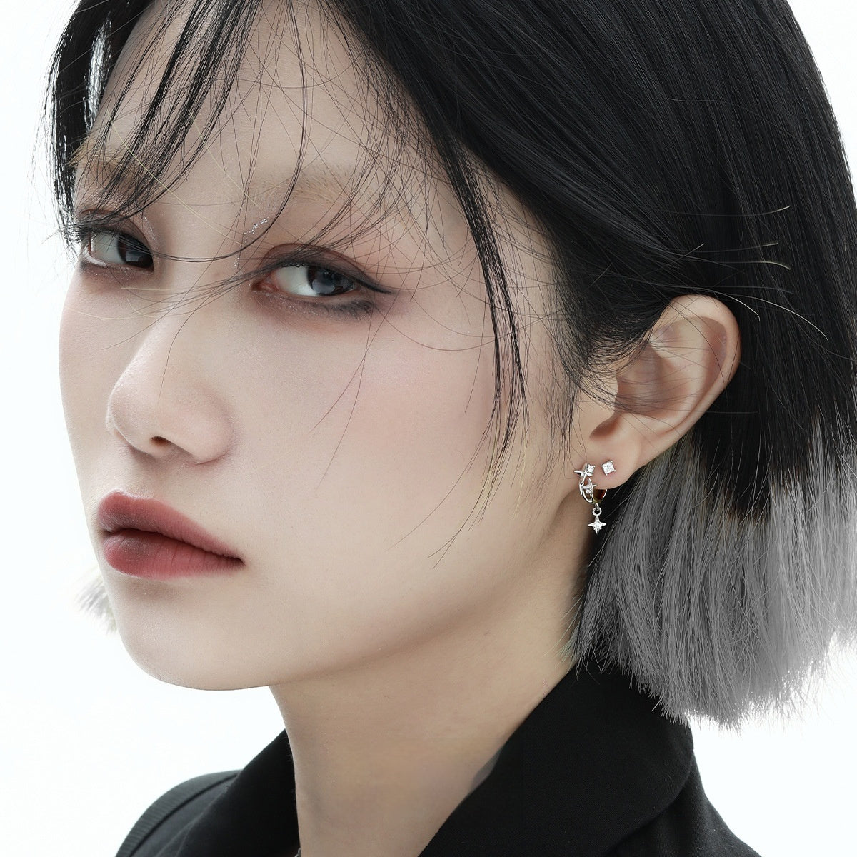 S925 Sterling Silver Star Earrings The Max Mall