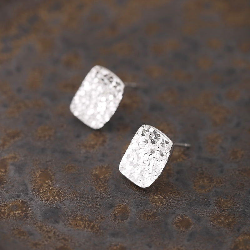 925 Silver Geometric Earrings