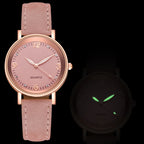 Luminous Women's Watch - Leather Band The Max Mall