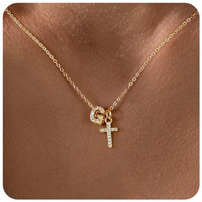 Copper Letter Necklace - Personalized A-Z