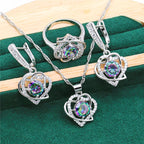 Retro Zircon Jewelry Set - 4 Piece Collection The Max Mall