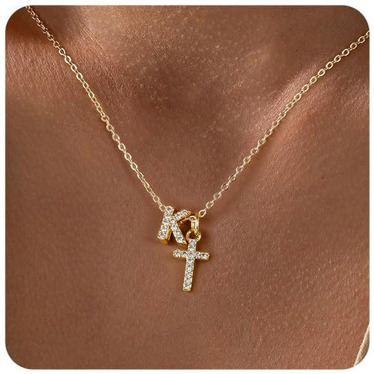 Copper Letter Necklace - Personalized A-Z