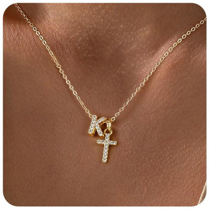 Copper Letter Necklace - Personalized A-Z