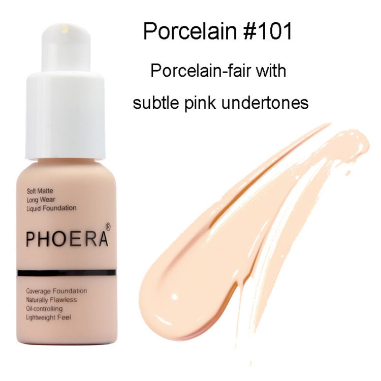 Explosive Press Type Oil Control Natural Color Matte Concealer Foundation Cream The Max Mall
