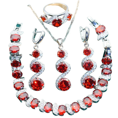 Retro Cross Crown Jewelry Set