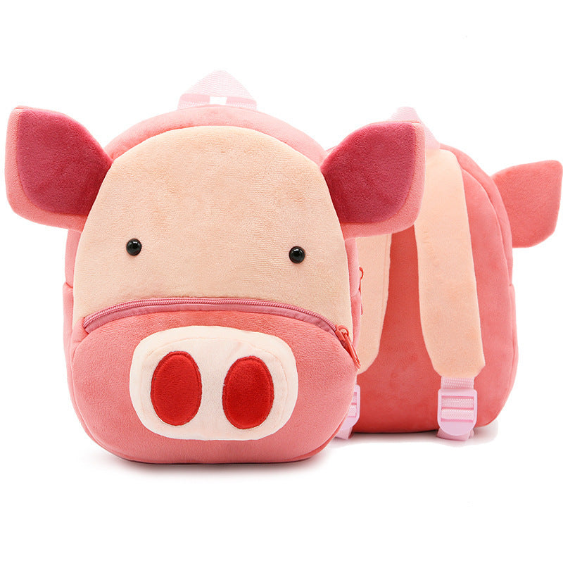 Cute Plush Backpacks Kindergarten Cartoon School Bags Children Animal Toys Bag The Max Mall