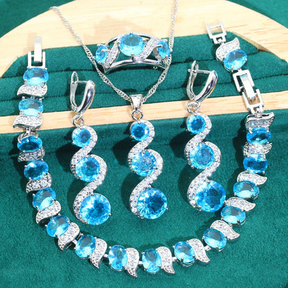 Retro Cross Crown Jewelry Set