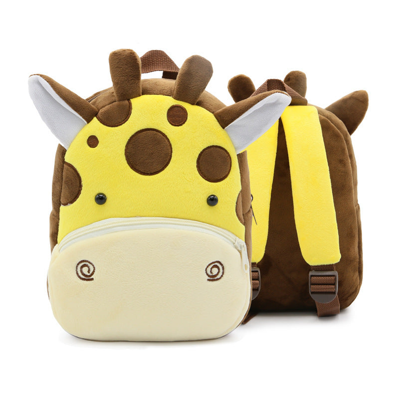 Cute Plush Backpacks Kindergarten Cartoon School Bags Children Animal Toys Bag The Max Mall