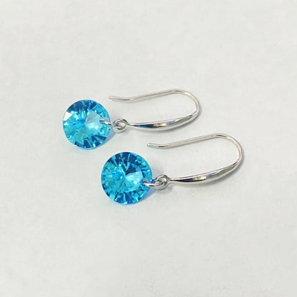 925 Silver Diamond Earrings