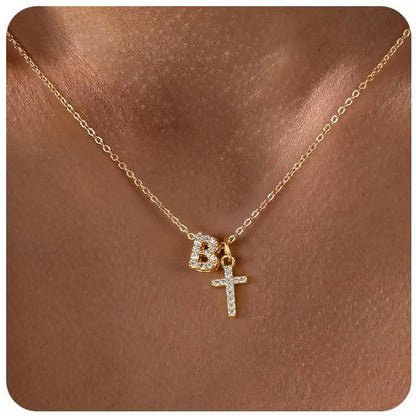 Copper Letter Necklace - Personalized A-Z