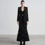 Women's Polka Dot Polyester Suit Set The Max Mall