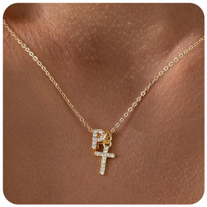 Copper Letter Necklace - Personalized A-Z