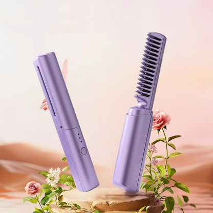 Cordless Hair Straightener Brush