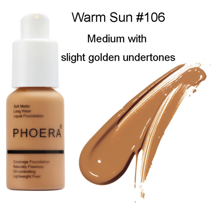Explosive Press Type Oil Control Natural Color Matte Concealer Foundation Cream The Max Mall
