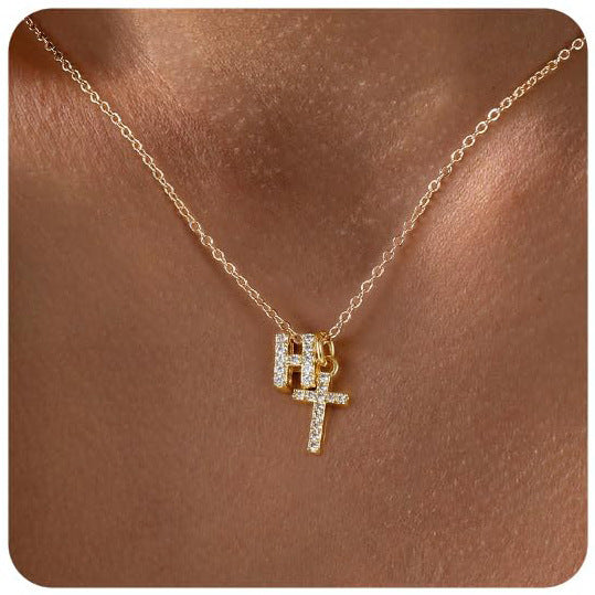 Copper Letter Necklace - Personalized A-Z