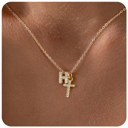 Copper Letter Necklace - Personalized A-Z
