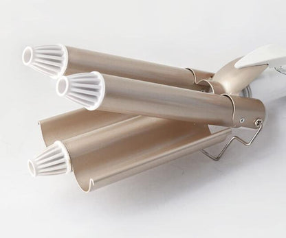 3-Barrel Hair Curling Iron 45W