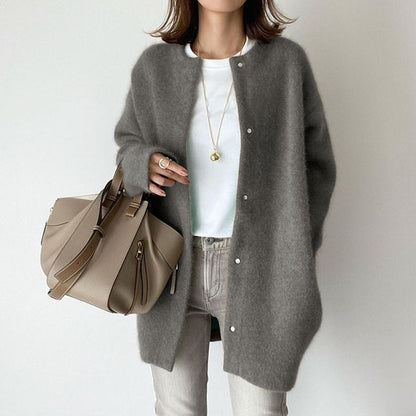 Slim Fit Polyester Cardigan