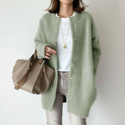 Slim Fit Polyester Cardigan