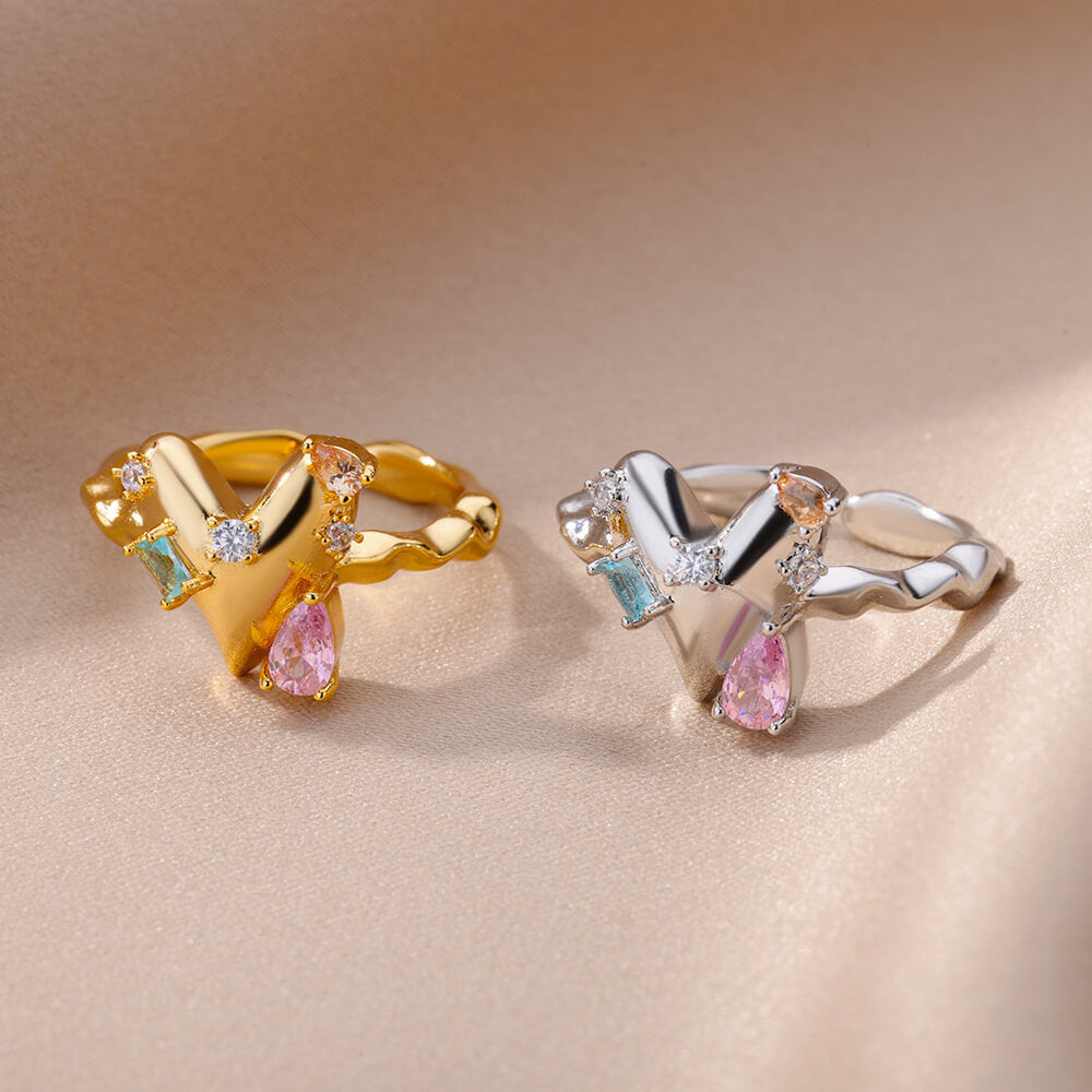 Geometric Copper Ring - Unisex Style The Max Mall