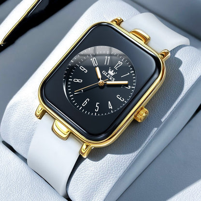 Rectangle Stainless Steel Watch