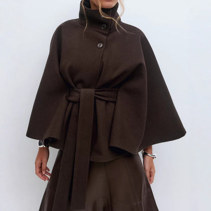 Polyester Batwing Sleeve Jacket