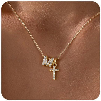 Copper Letter Necklace - Personalized A-Z