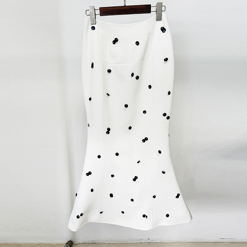 Women's Polka Dot Polyester Suit Set