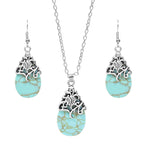 Stone Inlay Niche Style Jewelry Set The Max Mall
