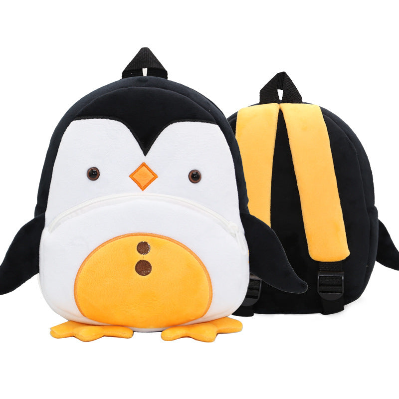Cute Plush Backpacks Kindergarten Cartoon School Bags Children Animal Toys Bag The Max Mall