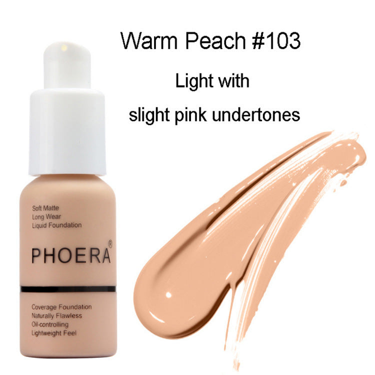 Explosive Press Type Oil Control Natural Color Matte Concealer Foundation Cream The Max Mall