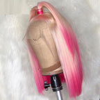 Blunt Cut Human Hair Wig #613/Pink The Max Mall