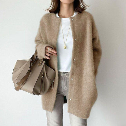 Slim Fit Polyester Cardigan