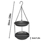 Kesoto Hanging Bird Feeder - Double Plate Large Capacity Kesoto