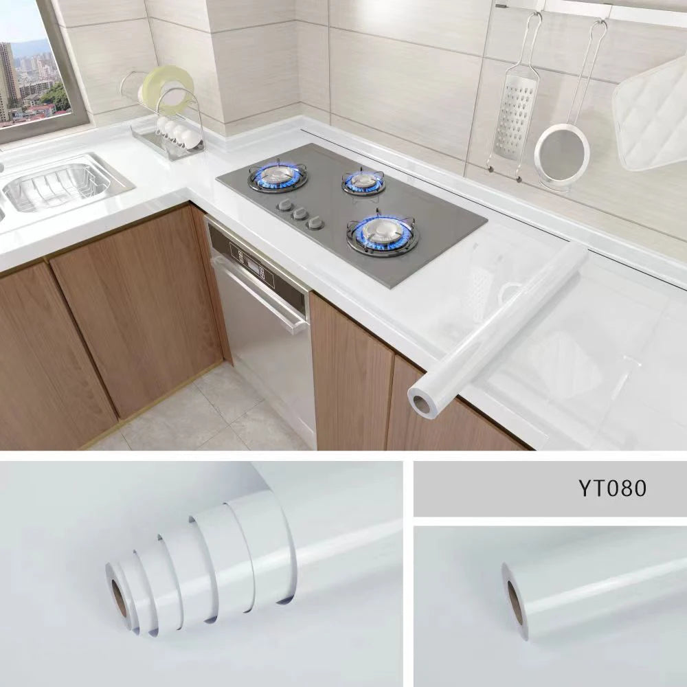 Waterproo&Moisture-Proof  Wallpaper Countertop Self-Adhesiv Cabinet Renovation Tile Marble Sticker