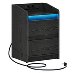 Modern Morocco Nightstand - 2 Drawer White NoEnName_Null